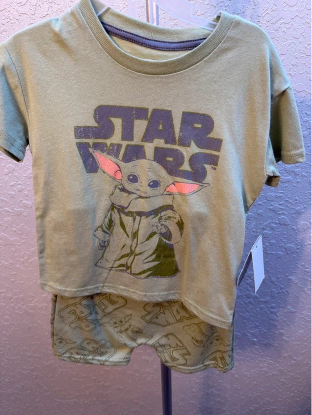 NWT Star Wars Baby Yoda 3T set